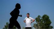 9 June 2023; Manager Stephen Kenny and Michael Obafemi, left, during a Republic of Ireland training session at Calista Sports Centre in Antalya, Turkey. Photo by Stephen McCarthy/Sportsfile