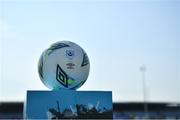 9 June 2023; A detailed view of the match ball before the SSE Airtricity Men's Premier Division match between Drogheda United and St Patrick's Athletic at Weaver's Park in Drogheda, Louth. Photo by Tyler Miller/Sportsfile