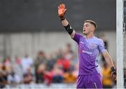 9 June 2023; Derry City goalkeeper Brian Maher during the SSE Airtricity Men's Premier Division match between Derry City and Bohemians at The Ryan McBride Brandywell Stadium in Derry. Photo by Seb Daly/Sportsfile