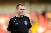 9 June 2023; Bohemians first team coach Derek Pender before the SSE Airtricity Men's Premier Division match between Derry City and Bohemians at The Ryan McBride Brandywell Stadium in Derry. Photo by Seb Daly/Sportsfile
