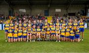 10 June 2023; The Clare panel before the 2023 All-Ireland U14 Bronze Final match between Clare and Wicklow at McDonagh Park in Nenagh, Tipperary. Photo by Michael P Ryan/Sportsfile