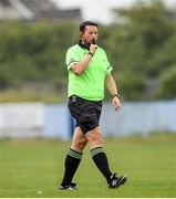 10 June 2023; Referee Aaron Clogher during the 2023 All-Ireland U14 Bronze Final match between Clare and Wicklow at McDonagh Park in Nenagh, Tipperary. Photo by Michael P Ryan/Sportsfile