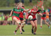 10 June 2023; Action from the 2023 All-Ireland U14 Platinum Final match between Cork and Mayo at McDonagh Park in Nenagh, Tipperary. Photo by Michael P Ryan/Sportsfile
