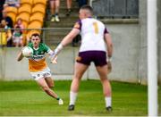 10 June 2023; Cian Farrell of Offaly during the Tailteann Cup Preliminary Quarter Final match between Offaly and Wexford at Glenisk O'Connor Park in Tullamore, Offaly. Photo by Tom Beary/Sportsfile