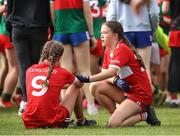 10 June 2023; Cork players after the 2023 All-Ireland U14 Platinum Final match between Cork and Mayo at McDonagh Park in Nenagh, Tipperary. Photo by Michael P Ryan/Sportsfile