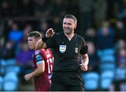 9 June 2023; Referee Paul McLaughlin during the SSE Airtricity Men's Premier Division match between Drogheda United and St Patrick's Athletic at Weaver's Park in Drogheda, Louth. Photo by Tyler Miller/Sportsfile
