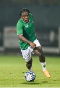 10 June 2023; Michael Obafemi during a Republic of Ireland training match at Calista Sports Centre in Antalya, Turkey. Photo by Stephen McCarthy/Sportsfile
