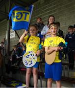 10 June 2023; Wicklow supporters after the 2023 All-Ireland U14 Bronze Final match between Clare and Wicklow at McDonagh Park in Nenagh, Tipperary. Photo by Michael P Ryan/Sportsfile
