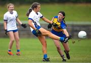 10 June 2023; Action from the 2023 All-Ireland U14 Bronze Final match between Clare and Wicklow at McDonagh Park in Nenagh, Tipperary. Photo by Michael P Ryan/Sportsfile
