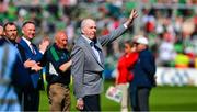 28 May 2023; Joe McKenna of the Limerick team of 1973 who were introduced at half time on the Munster GAA Hurling Senior Championship Round 5 match between Limerick and Cork at TUS Gaelic Grounds in Limerick. Photo by Ray McManus/Sportsfile