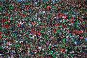 28 May 2023; Limerick and Cork supporters during the Munster GAA Hurling Senior Championship Round 5 match between Limerick and Cork at TUS Gaelic Grounds in Limerick. Photo by Ray McManus/Sportsfile