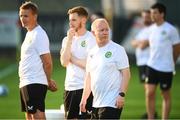 10 June 2023; Republic of Ireland team doctor Mortimer O'Connor during a Republic of Ireland training match at Calista Sports Centre in Antalya, Turkey. Photo by Stephen McCarthy/Sportsfile