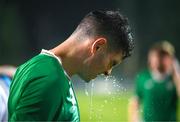 10 June 2023; John Egan cools down after a Republic of Ireland training match at Calista Sports Centre in Antalya, Turkey. Photo by Stephen McCarthy/Sportsfile