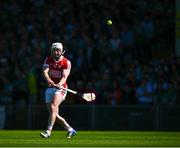 28 May 2023; Patrick Horgan of Cork strikes a free during the Munster GAA Hurling Senior Championship Round 5 match between Limerick and Cork at TUS Gaelic Grounds in Limerick. Photo by Ray McManus/Sportsfile