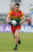 10 June 2023; Ciaran Moran of Carlow during the Tailteann Cup Preliminary Quarter Final match between Carlow and New York at Netwatch Cullen Park in Carlow. Photo by Matt Browne/Sportsfile
