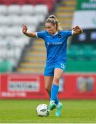 10 June 2023; Tara O’Hanlon of Peamount United during the SSE Airtricity Women's Premier Division match between Shamrock Rovers and Peamount United at Tallaght Stadium in Dublin. Photo by Seb Daly/Sportsfile
