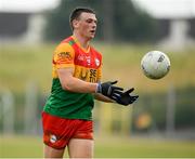 10 June 2023; Mikey Bambrick of Carlow during the Tailteann Cup Preliminary Quarter Final match between Carlow and New York at Netwatch Cullen Park in Carlow. Photo by Matt Browne/Sportsfile