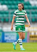 10 June 2023; Abbie Larkin of Shamrock Rovers during the SSE Airtricity Women's Premier Division match between Shamrock Rovers and Peamount United at Tallaght Stadium in Dublin. Photo by Seb Daly/Sportsfile