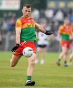 10 June 2023; Darragh Foley of Carlow during the Tailteann Cup Preliminary Quarter Final match between Carlow and New York at Netwatch Cullen Park in Carlow. Photo by Matt Browne/Sportsfile