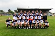 10 June 2023; The New York squad before the Tailteann Cup Preliminary Quarter Final match between Carlow and New York at Netwatch Cullen Park in Carlow. Photo by Matt Browne/Sportsfile