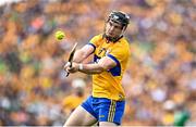 11 June 2023; Tony Kelly of Clare during the Munster GAA Hurling Championship Final match between Clare and Limerick at TUS Gaelic Grounds in Limerick. Photo by Eóin Noonan/Sportsfile