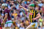 11 June 2023; Martin Keoghan of Kilkenny celebrates after scoring his side's first goal during the Leinster GAA Hurling Senior Championship Final match between Kilkenny and Galway at Croke Park in Dublin. Photo by Piaras Ó Mídheach/Sportsfile