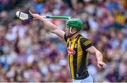 11 June 2023; Martin Keoghan of Kilkenny celebrates after scoring his side's first goal during the Leinster GAA Hurling Senior Championship Final match between Kilkenny and Galway at Croke Park in Dublin. Photo by Piaras Ó Mídheach/Sportsfile