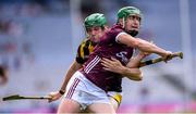 11 June 2023; Jack Grealish of Galway in action against Eoin Cody of Kilkenny during the Leinster GAA Hurling Senior Championship Final match between Kilkenny and Galway at Croke Park in Dublin. Photo by Piaras Ó Mídheach/Sportsfile