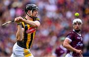 11 June 2023; Walter Walsh of Kilkenny shoots to score his side's second goal during the Leinster GAA Hurling Senior Championship Final match between Kilkenny and Galway at Croke Park in Dublin. Photo by Piaras Ó Mídheach/Sportsfile