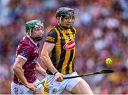 11 June 2023; Walter Walsh of Kilkenny gets past Cathal Mannion of Galway on his way to scoring his side's second goal during the Leinster GAA Hurling Senior Championship Final match between Kilkenny and Galway at Croke Park in Dublin. Photo by Piaras Ó Mídheach/Sportsfile