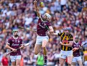11 June 2023; Gearóid McInerney of Galway in action against John Donnelly of Kilkenny during the Leinster GAA Hurling Senior Championship Final match between Kilkenny and Galway at Croke Park in Dublin. Photo by Piaras Ó Mídheach/Sportsfile