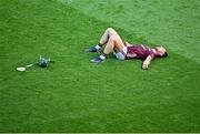 11 June 2023; Fintan Burke of Galway after his side's defeat in the Leinster GAA Hurling Senior Championship Final match between Kilkenny and Galway at Croke Park in Dublin. Photo by Seb Daly/Sportsfile