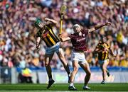 11 June 2023; Tommy Walsh of Kilkenny in action against Jason Flynn of Galway during the Leinster GAA Hurling Senior Championship Final match between Kilkenny and Galway at Croke Park in Dublin. Photo by Stephen Marken/Sportsfile
