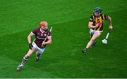 11 June 2023; Conor Whelan of Galway in action against Mikey Butler of Kilkenny during the Leinster GAA Hurling Senior Championship Final match between Kilkenny and Galway at Croke Park in Dublin. Photo by Seb Daly/Sportsfile