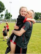 10 June 2023; Down celebrate after the 2023 All-Ireland U14 Silver Final between Down and Monaaghan at Clan na Gael GAA Club in Dundalk, Co. Louth Photo by Stephen Marken/Sportsfile