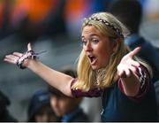 12 June 2023; Holy Family SNS, Swords teacher Katie O'Connor reacts during the Corn Sean O Rinn Final at the Allianz Cumann na mBunscol Finals at Croke Park. Photo by David Fitzgerald/Sportsfile