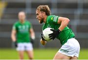 10 June 2023; Ultán Kelm of Fermanagh during the Tailteann Cup Preliminary Quarter Final match between Fermanagh and Laois at Brewster Park in Enniskillen, Fermanagh. Photo by David Fitzgerald/Sportsfile