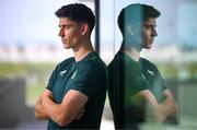 13 June 2023; Callum O’Dowda poses for a portrait during a Republic of Ireland media session at Calista Sports Centre in Antalya, Turkey. Photo by Stephen McCarthy/Sportsfile