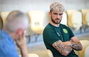 13 June 2023; Troy Parrott during a Republic of Ireland media session at Calista Sports Centre in Antalya, Turkey. Photo by Stephen McCarthy/Sportsfile