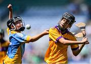 13 June 2023; Conor Walsh of St Laurence's BNS Kilmacud in action against St Mary's BNS Rathfarnham during the Corn Herald Final at the Allianz Cumann na mBunscol Finals at Croke Park. Photo by Piaras Ó Mídheach/Sportsfile