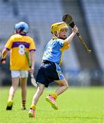 13 June 2023; Fionn O'Brien of St Mary's BNS Rathfarnham celebrates during the Corn Herald Final against St Laurence's BNS Kilmacud at the Allianz Cumann na mBunscol Finals at Croke Park. Photo by Piaras Ó Mídheach/Sportsfile