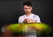 14 June 2023; Badminton player Joshua Magee poses for a portrait during the European Games team day for Team Ireland – Krakow 2023 at Crowne Plaza Hotel in Blanchardstown, Dublin. Photo by Ramsey Cardy/Sportsfile