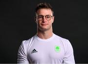 14 June 2023; Slalom canoer Robert Hendrick poses for a portrait during the European Games team day for Team Ireland – Krakow 2023 at Crowne Plaza Hotel in Blanchardstown, Dublin. Photo by Ramsey Cardy/Sportsfile