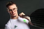 14 June 2023; Slalom canoer Robert Hendrick poses for a portrait during the European Games team day for Team Ireland – Krakow 2023 at Crowne Plaza Hotel in Blanchardstown, Dublin. Photo by Ramsey Cardy/Sportsfile