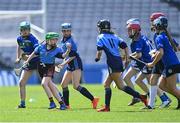13 June 2023; Action during the Corn Olly Quinlan Final between John Paul II NS Malahide and St Attracta's SNS Dundrum at the Allianz Cumann na mBunscol Finals at Croke Park. Photo by Piaras Ó Mídheach/Sportsfile