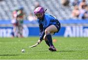 13 June 2023; Kate Ruttledge of Pope John Paul II NS Malahide in action against St Attracta's SNS Dundrum during the Corn Olly Quinlan Final at the Allianz Cumann na mBunscol Finals at Croke Park. Photo by Piaras Ó Mídheach/Sportsfile
