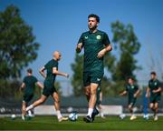 14 June 2023; Mikey Johnston during a Republic of Ireland training session at Calista Sports Centre in Antalya, Turkey. Photo by Stephen McCarthy/Sportsfile