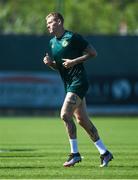 14 June 2023; James McClean during a Republic of Ireland training session at Calista Sports Centre in Antalya, Turkey. Photo by Stephen McCarthy/Sportsfile