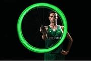 14 June 2023; Triathlete James Edgar poses for a portrait during the European Games team day for Team Ireland – Krakow 2023 at Crowne Plaza Hotel in Blanchardstown, Dublin. Photo by David Fitzgerald/Sportsfile