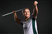 14 June 2023; Javelin thrower Grace Casey poses for a portrait during the European Games team day for Team Ireland – Krakow 2023 at the Crowne Plaza Hotel in Blanchardstown, Dublin. Photo by Harry Murphy/Sportsfile